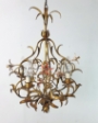 Mid Century Italian Tole Chandelier