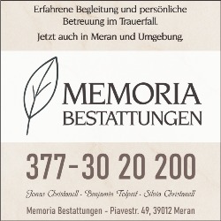 Bestattungen MEMORIA Onoranze Funebri