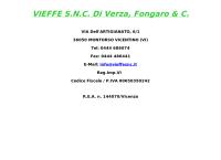 Sito di Vieffe Di Verza E Fongaro S.n.c.