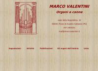 MARCO VALENTINI - organi a canne