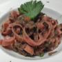 Tagliatelle al vino rosso Singia con salmì di cervo