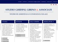 Sito di Studio Ghidini E Associati