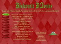 Sito di L'Osteria del D'Avalos Ristorante-Pizzeria