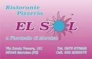 Ristorante Pizzeria ' El Sol' Di Montesano Robert