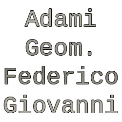 Adami Geom. Federico Giovanni