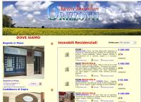 Sito di Agenzia Immobiliare Orizzonti