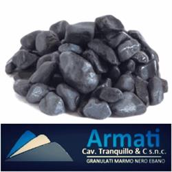 Cava Armati Cav. Tranquillo S.R.L. - Filler, Granulati e Ciottoli di marmo nero ebano