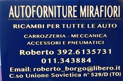 Autoforniture Mirafiori