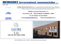 Sito di Borghi Lavorazioni Meccaniche