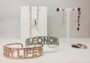 Bracciale rigido a schiava con nome