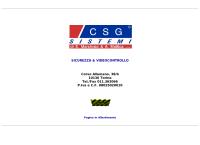C.s.g. Sistemi Di Marchisio Enrico e Mollica Andrea S.n.c.