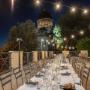 Bicchiere, Piatto, Ristorante, Terrazza, Fiore, Todi, Consolazione, Tavola