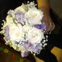 Bouquet bianco e lilla
