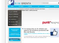 Sito di Consorzio Comuni B.I.M. Brenta