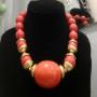 Collana in Colore Arancio Leggerissima