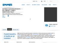 Sito di Emmeti Group SRL