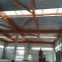 Copertura Bacacier con travi in legno