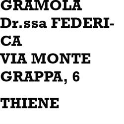 Gramola Dr.ssa Federica