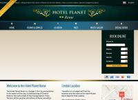 Sito di Hotel Planet