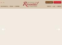 Sito di Hotel Rosental