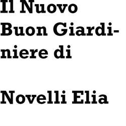 Il Nuovo Buon Giardiniere