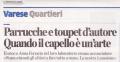 Parrucche e toupet d’autore Quando il capello è un’arte