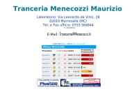 Tranceria Menecozzi Maurizio