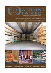 Commercio lavorazione legno pannelli e sedie - Morandini Costante