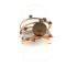 Anello in oro 18kt,diamanti taglio brillante ct 0.10 e d. brown ct 0.30 con perla tahitiana ct 1.20