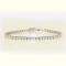 Bracciale oro bianco 18kt, diamanti taglio LEO CUT ct 7.00 G VVS1