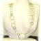 Collana bicolore in oro 18kt