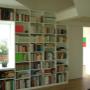 Libreria in legno su misura