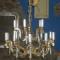lampadario in foglia