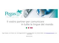 Pegaso Traduzioni S.n.c. Di Spaggiari Daniela E Spezia Arianna
