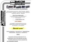 Sito di Bacchi Tecnologie Audio