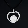 Ciondolo Cuore e Pallone da Pallavolo
