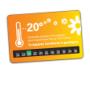 Thermocard - room thermometer