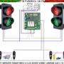 Kit Semaforo Garage 2 Luci Rossa e Verde 220 V