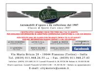 Sito di City Motors - Auto d'epoca dal 1987