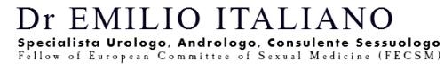 Emilio Dr. Italiano Spec. Urologo Andrologo Sessuologo